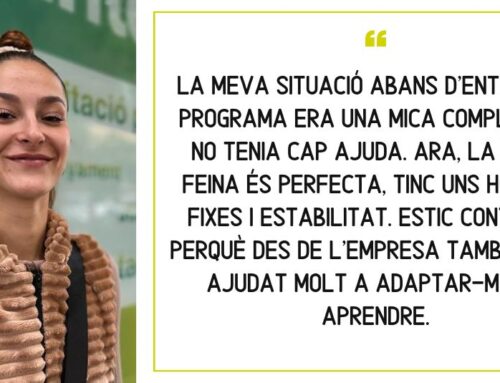 CAS D’ÈXIT | Abril Jiménez Antonova: «Ara, la meva feina és perfecta, tinc uns horaris fixes i estabilitat»