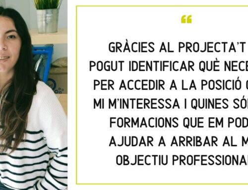 CAS D’ÈXIT | Jennifer León de Los Ángeles: «Gràcies a la meva participació en el Projecta’t he pogut identificar que necessito per arribar al meu objectiu professional»