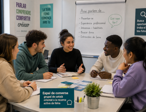 Espai de conversa grupal de català orientat a la recerca de feina